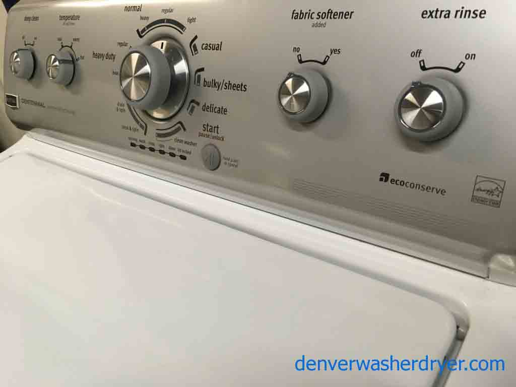 Energy Star Maytag Centennial Washing Machine, ECO Conserve, 1-Year Warranty!