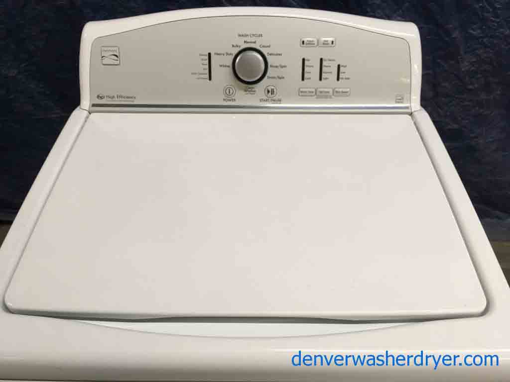 Single Kenmore Washer, High-Efficiency, Top-Load, 1-Year Warranty!