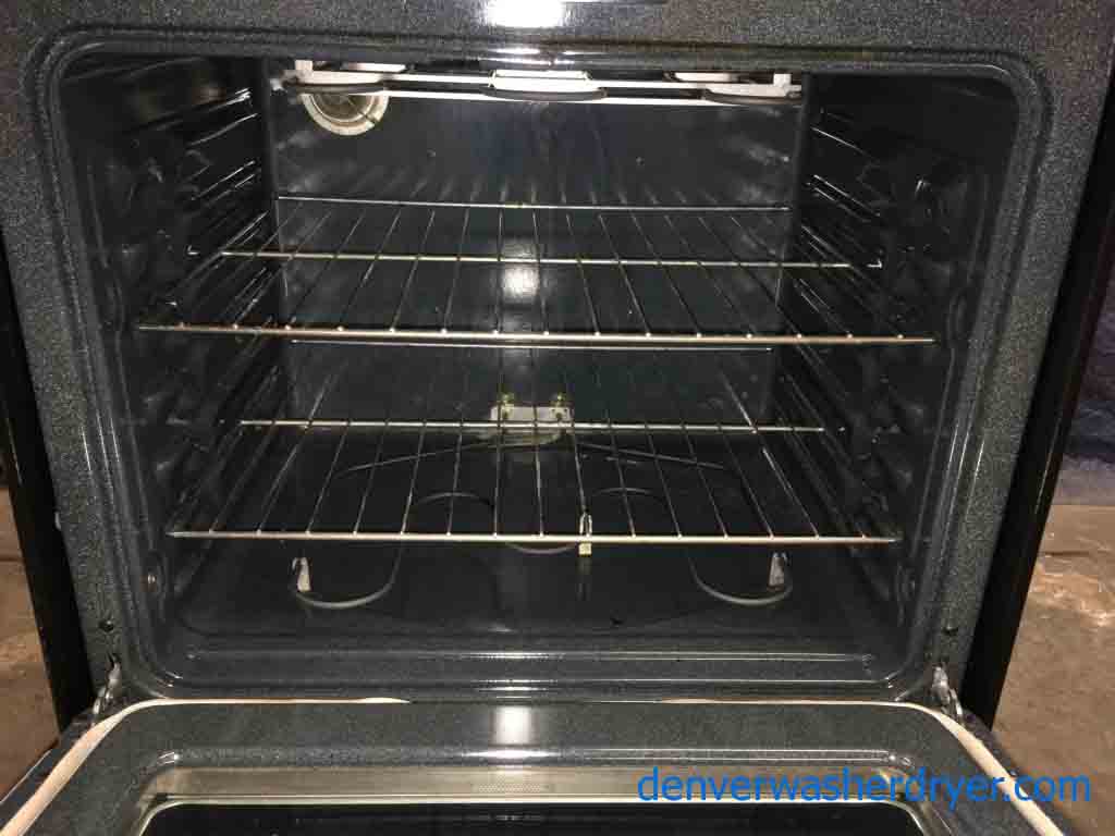Large Images for Gently Used GE Stainless GlassTop Stove, Electric, 30