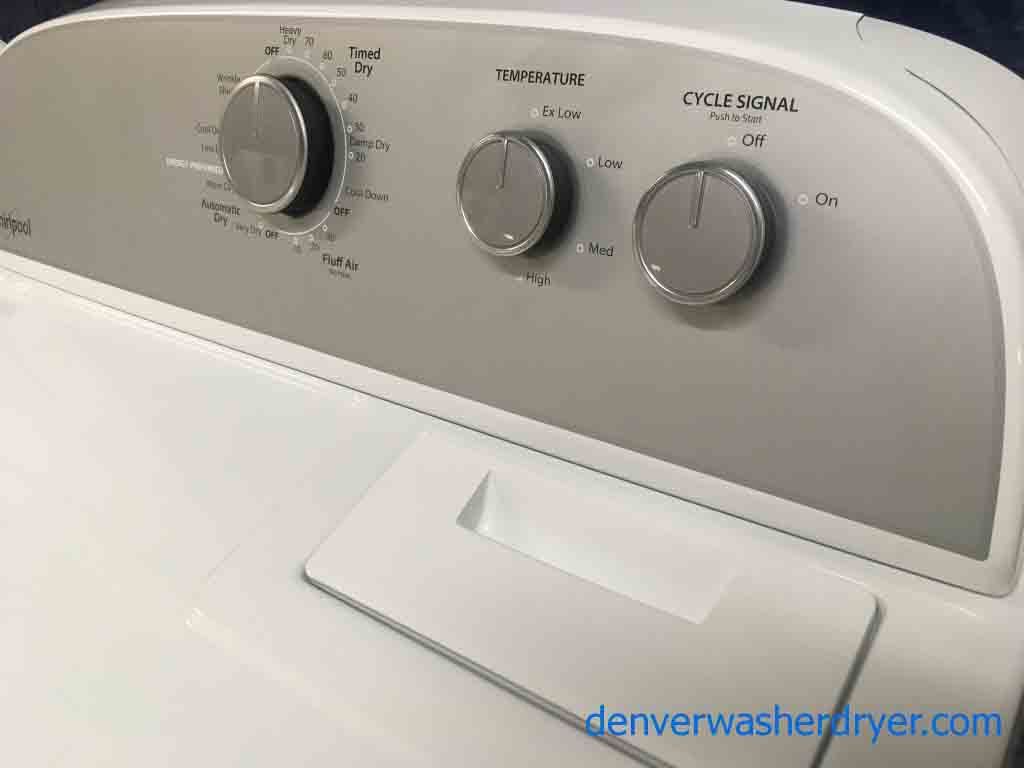 Whirlpool Gas Dryer, 1-Year Warranty