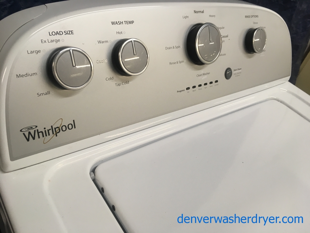 Newer Model Whirlpool Washer, Fully Featured, Quality Refurbished, 1-Year Warranty