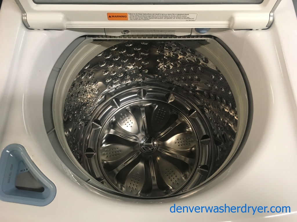 LG Wave Force Series Washer (5.0 cu. ft.), with True Steam Dryer (7.3 cu. ft.) Set, 1-Year Warranty