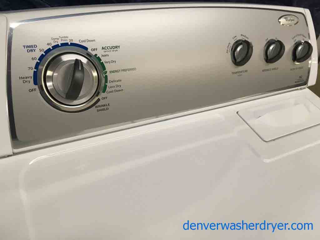 Energy Star Whirlpool Washing Machine With Matching Electric Dryer, 1-Year Warranty