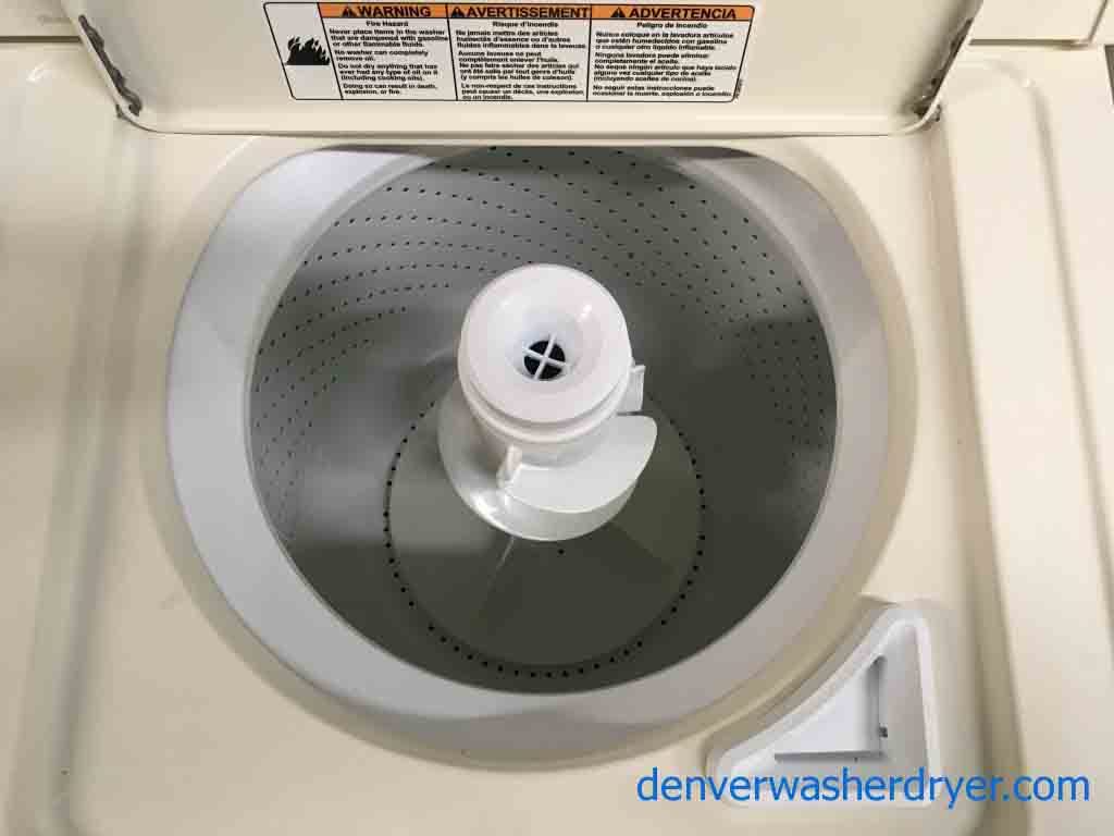 Whirlpool Washer & Dryer Set, Almond Colored, 1-Year Warranty