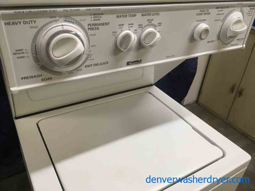 Kenmore 24″ Stackable, Direct-Drive, Heavy Duty, Quality Refurbished, 1-Year Warranty