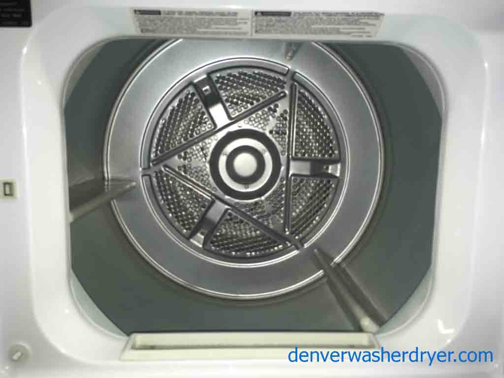 27″ Frigidaire Stacked Washer and Dryer, Full-Sized, 1-Year Warranty