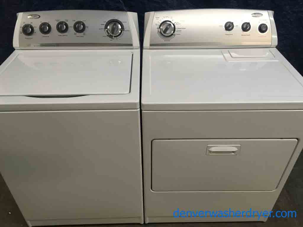 Energy Star Direct-Drive Whirlpool Washing Machine With Matching Electric Dryer, 1-Year Warranty