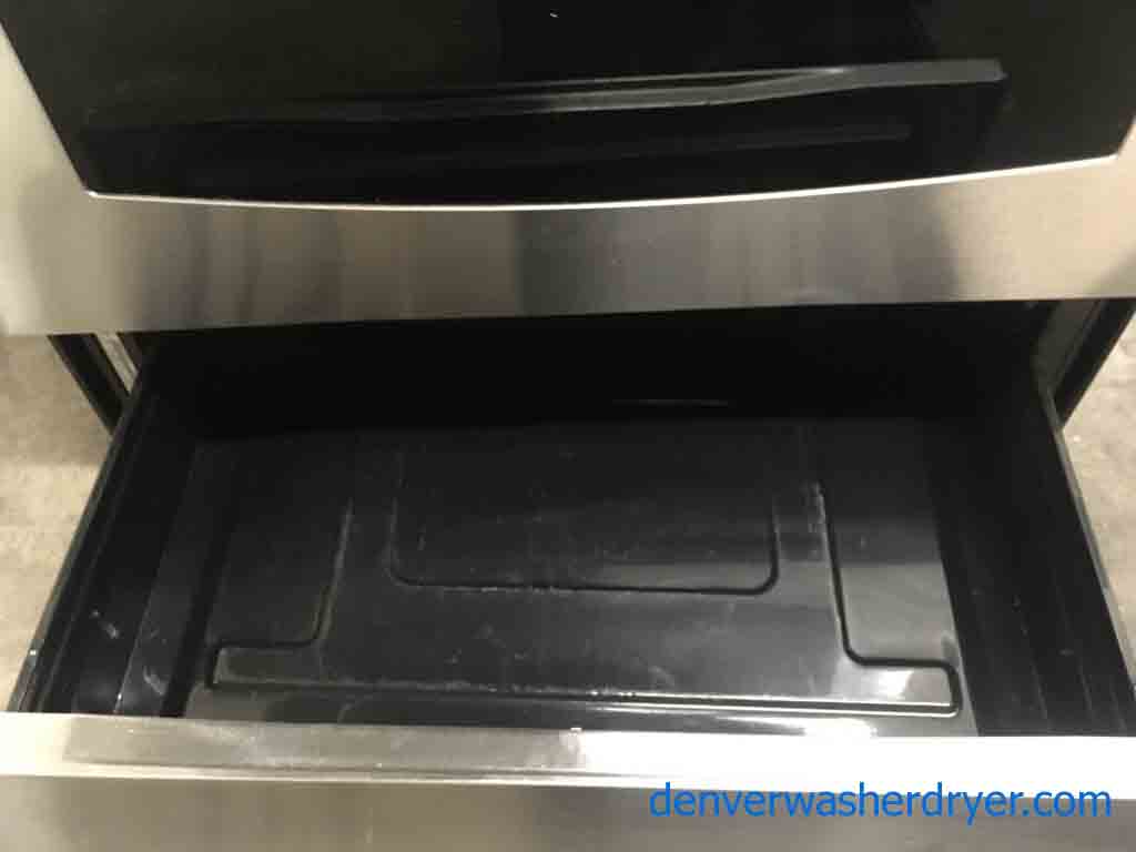 Stylish Stainless Samsung Glass-top Oven with 1 Year Warranty