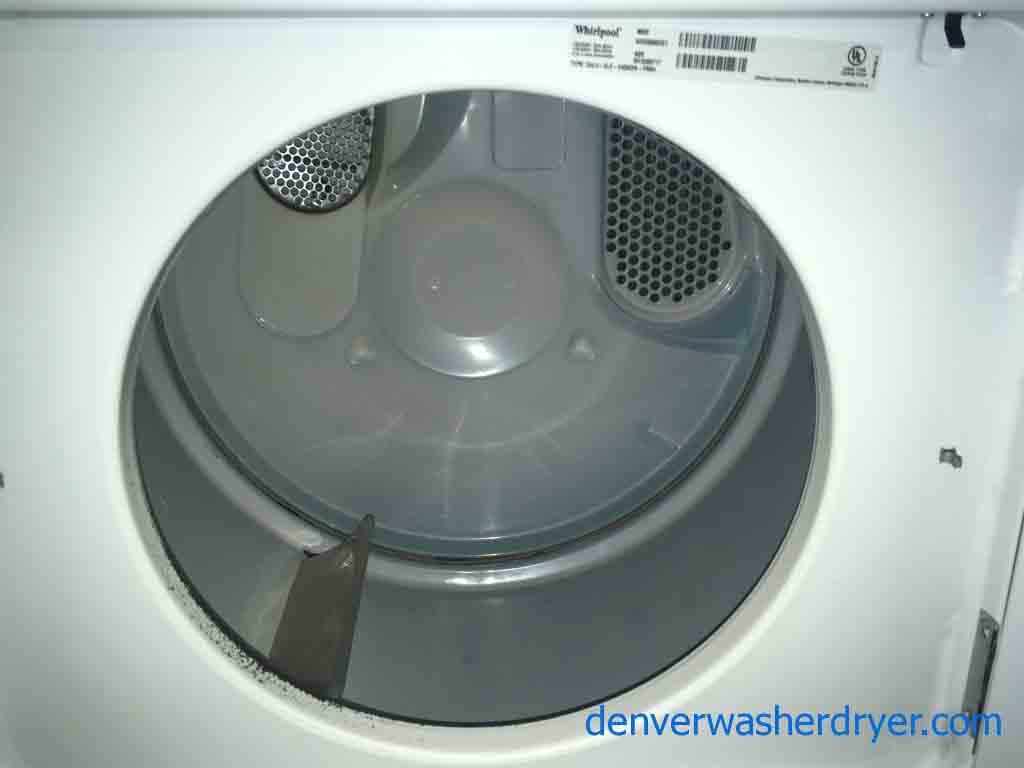 Wonderful Whirlpool “Flat-Back” Dryer, Electric, Super Capacity, Quality Refurbished, 1-Year Warranty