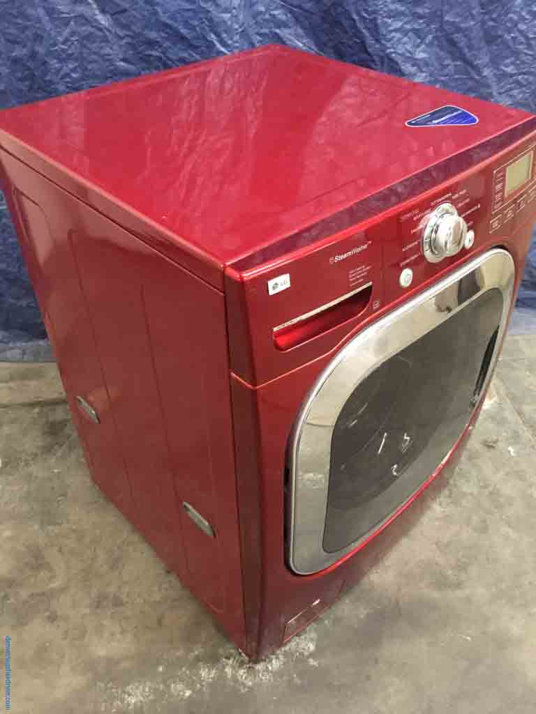 Large Images for LG 27″ FrontLoading, Steam Washer, Colored in Cherry