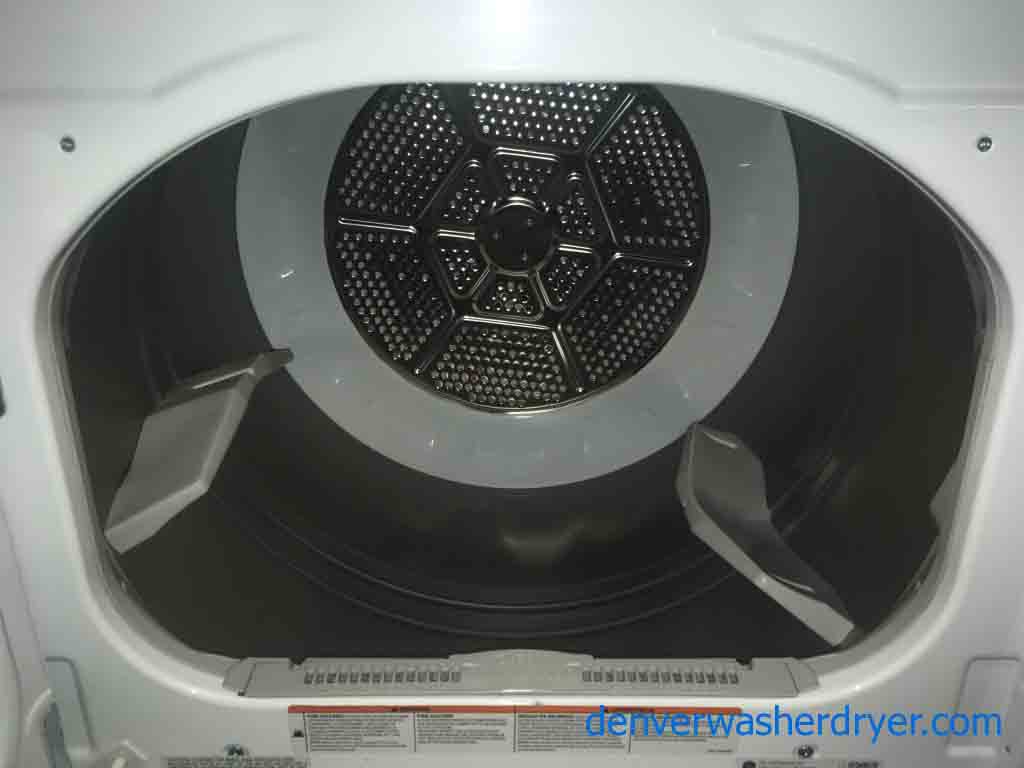 GE Top-Load Washer (New), and *GAS* Dryer Set, 1-Year Warranty
