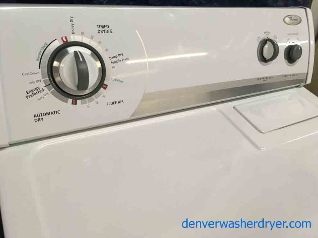 Whirlpool w/ Direct Drive, Washer & Dryer Set, 1-Year Warranty