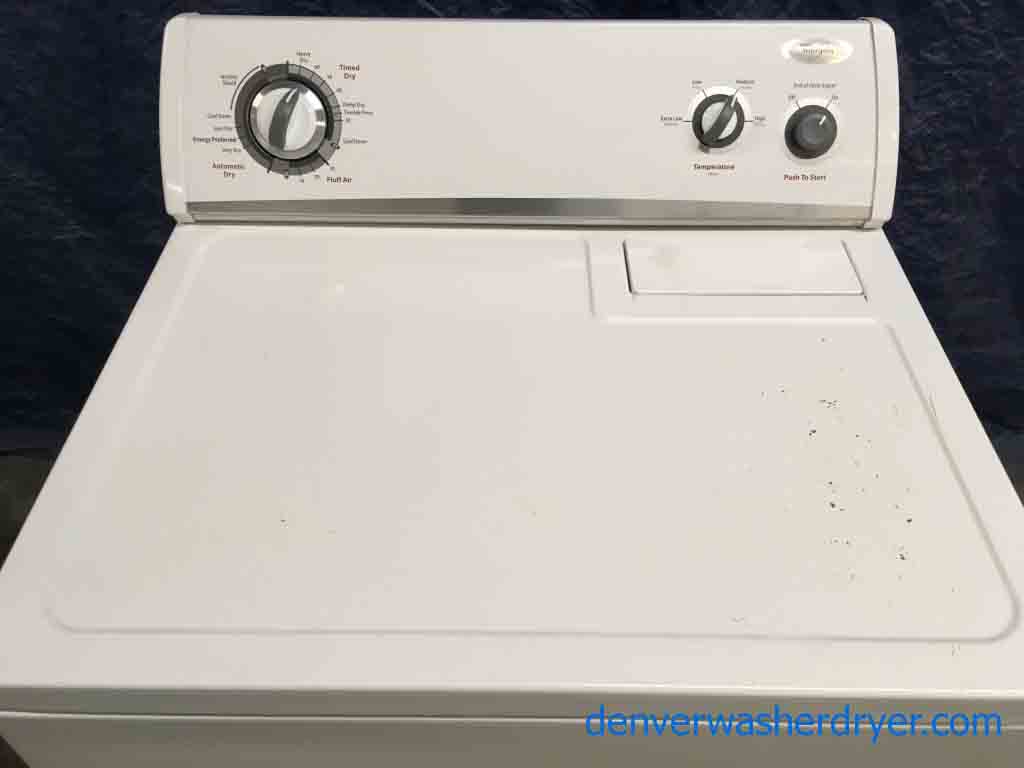 Large Images for Discounted Whirlpool Dryer, 1Year Warranty 3688