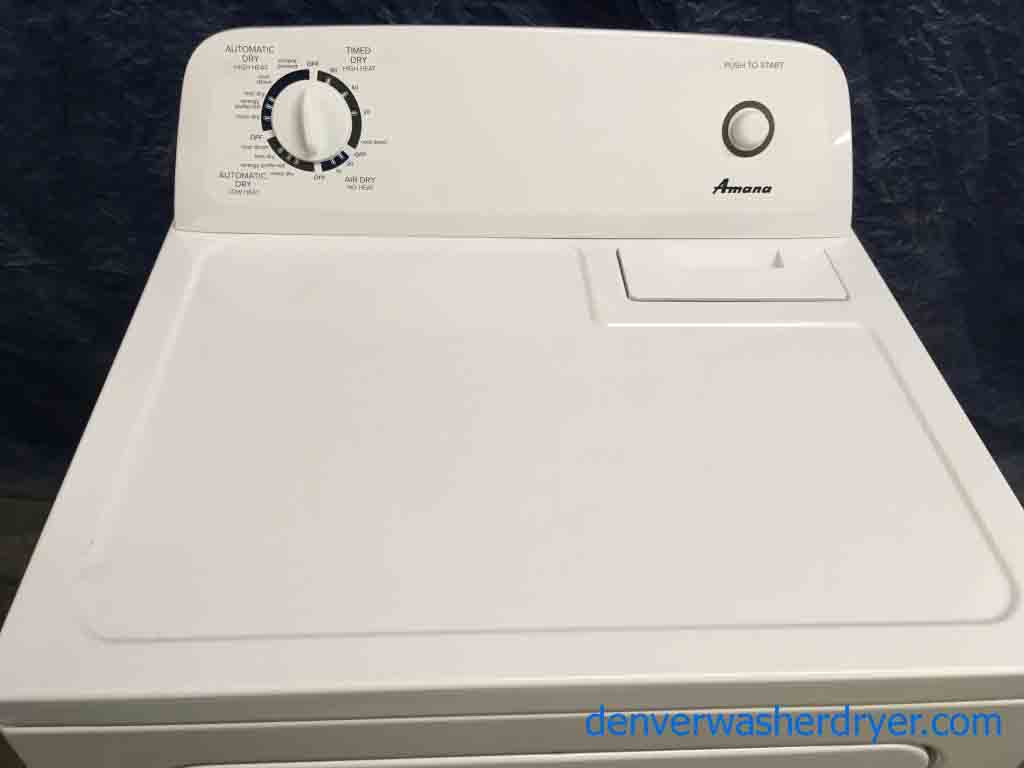 *Used* Amazing Amana (Maytag) HE Full-Sized Washer & Electric Dryer Set, 1-Year Warranty