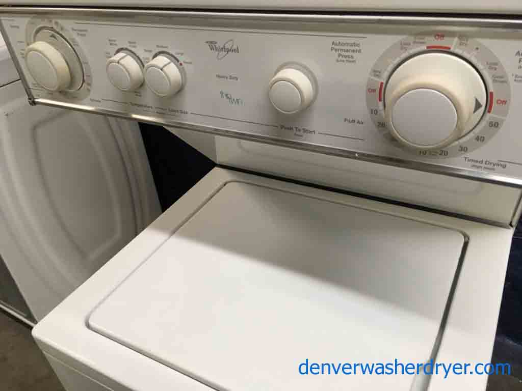 Quality Rebuilt, 24″ Thin Twin Electric Washer/Dryer Combo, w/ Direct Drive,  1-Year Warranty