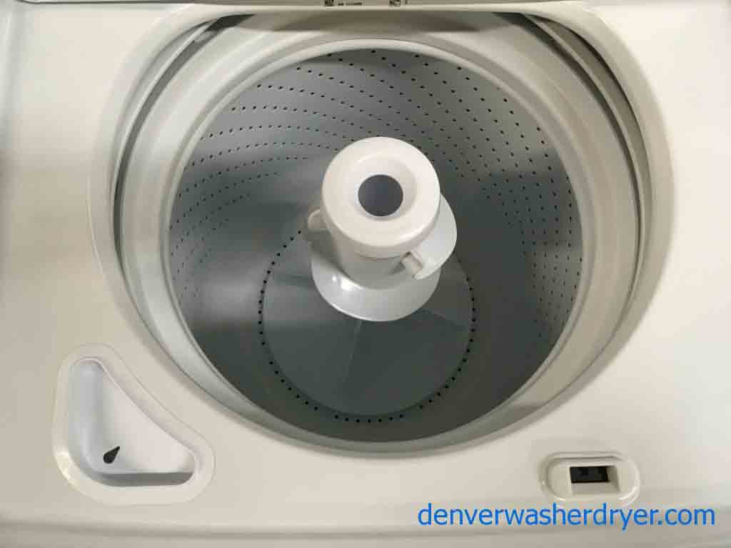 Maytag Centennial Commercial Technology Full-Sized Top-Load Washer & Electric Dryer 220v Set, 1-Year Warranty