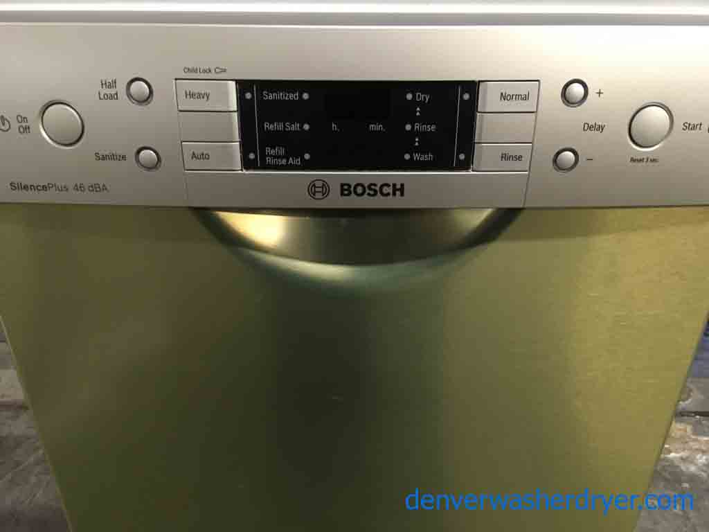 Large Images for NEW! Bosch 18″ BuiltIn Dishwasher, Stainless, Energy