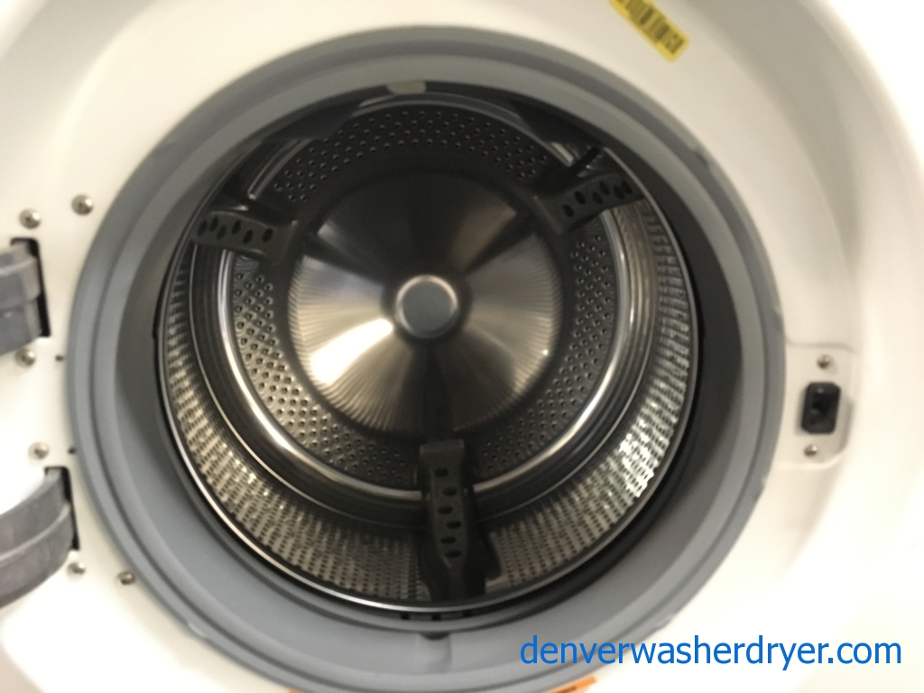 LG Tromm Front-Load Washer & Gas Dryer Set, (Stackable), 1-Year Warranty