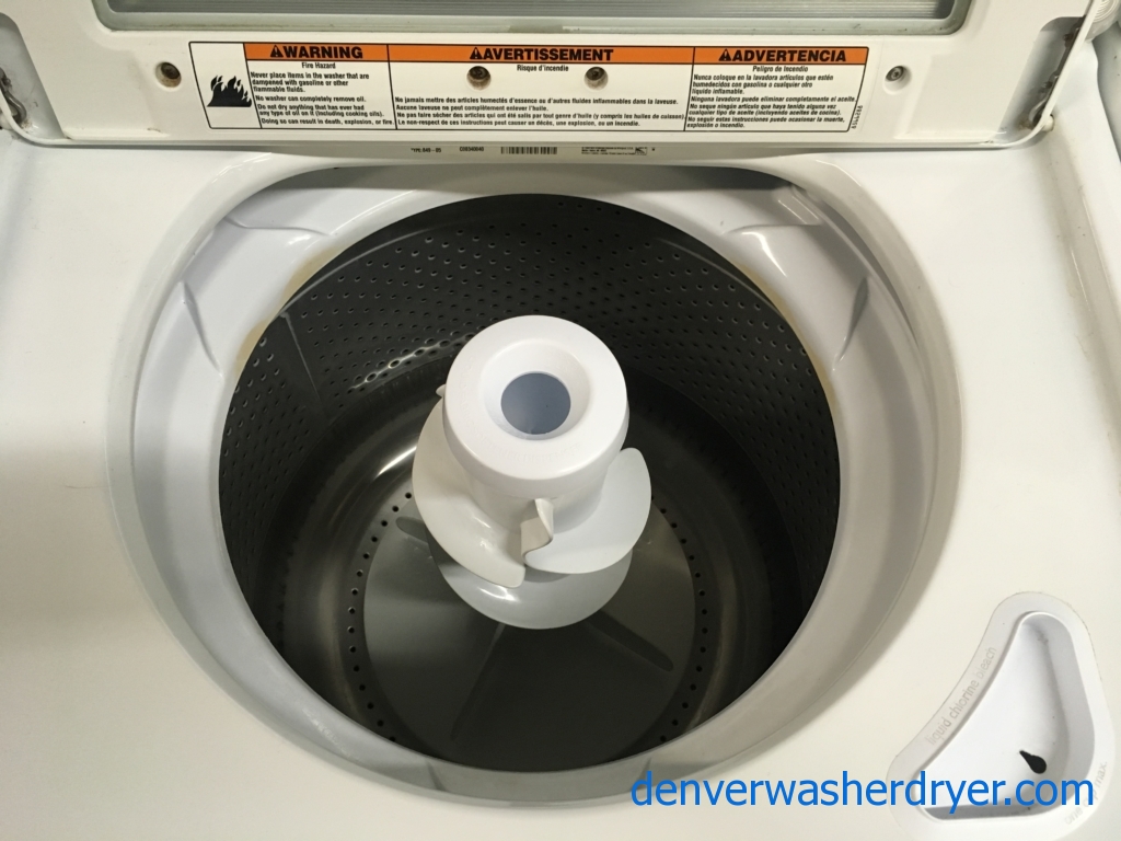 Maytag Energy-Star, Direct-Drive, and HE Washer & Gas Dryer Set, 1-Year Warranty