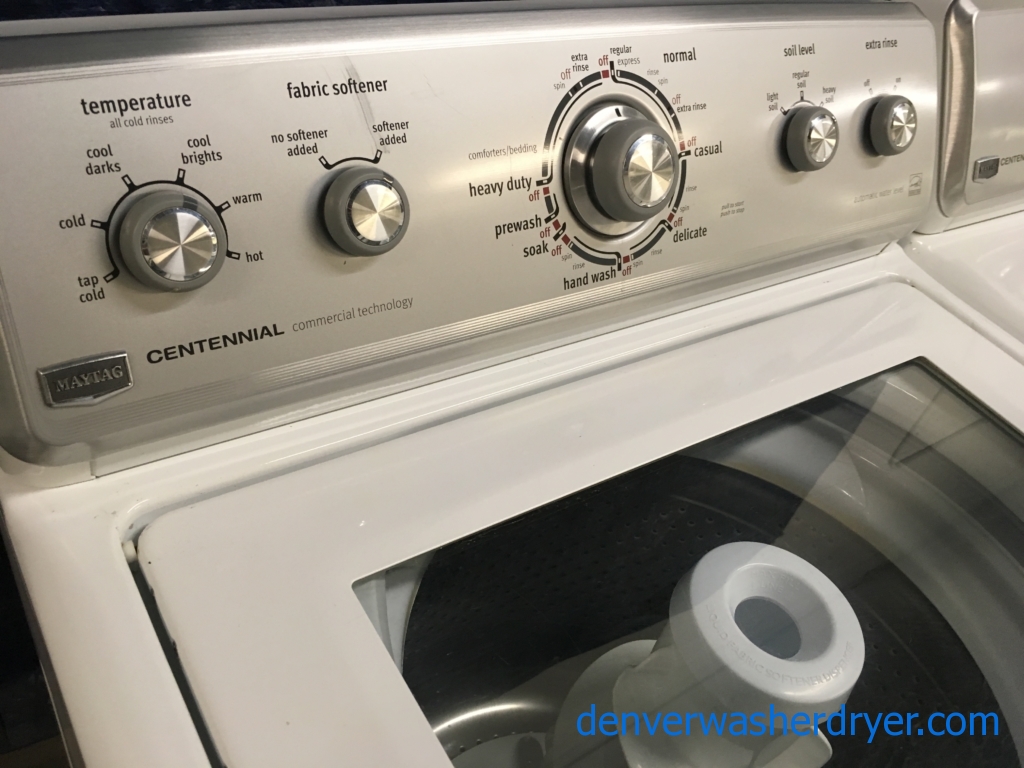 Maytag Energy-Star, Direct-Drive, and HE Washer & Gas Dryer Set, 1-Year Warranty