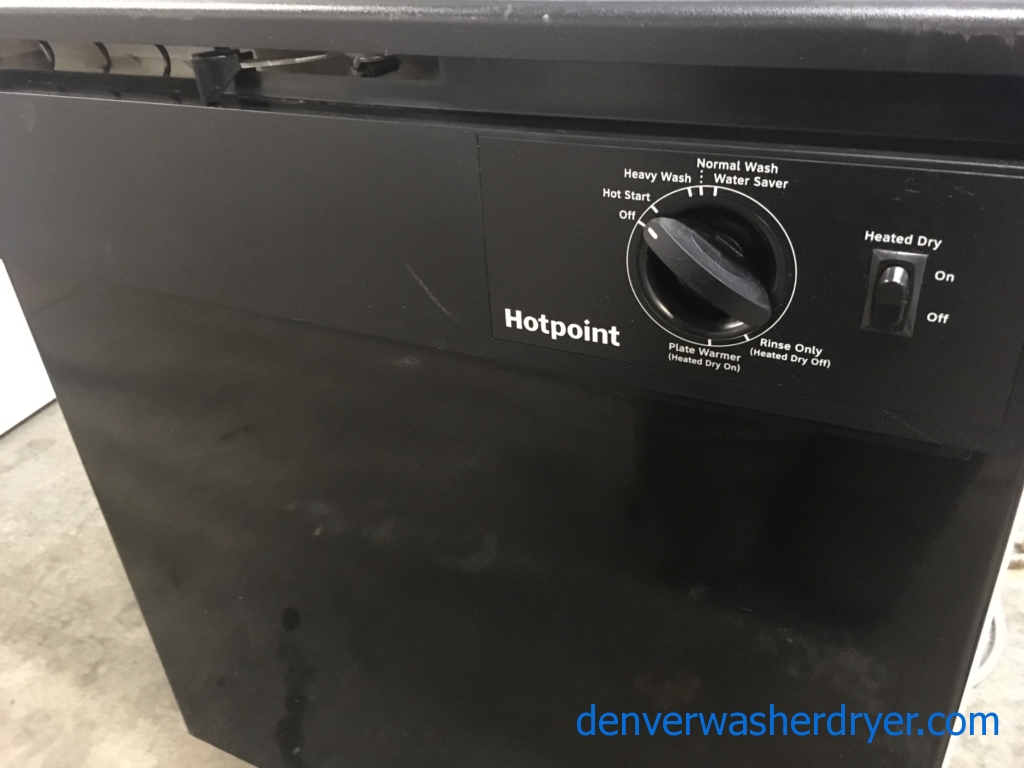 New Hotpoint 24″ Built-In Dishwasher, 1-Year Warranty