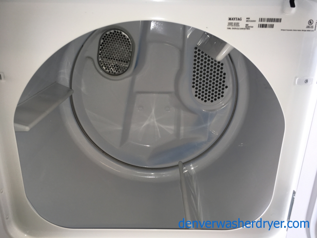 Maytag Centennial w/Commercial Technology Washer & Electric Dryer Set, Full Sized, 1-Year Warranty