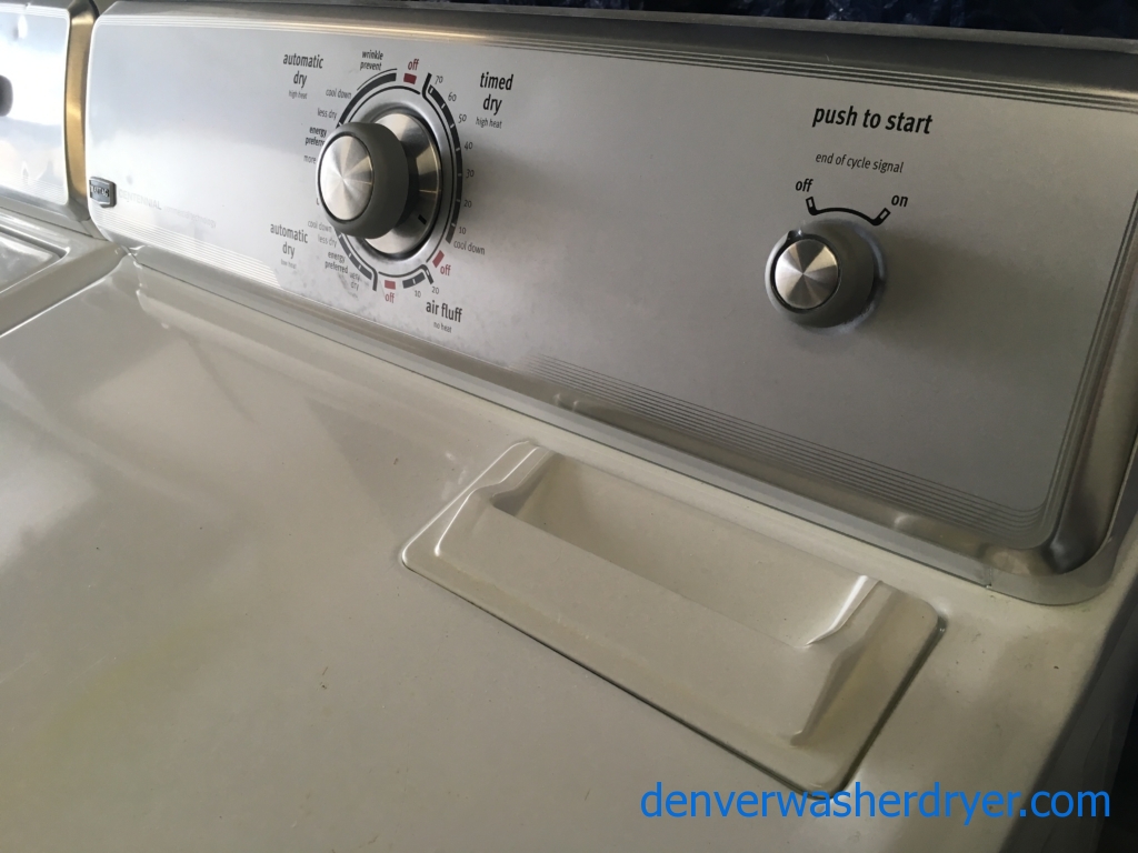 Maytag Centennial w/Commercial Technology Washer & Electric Dryer Set, Full Sized, 1-Year Warranty