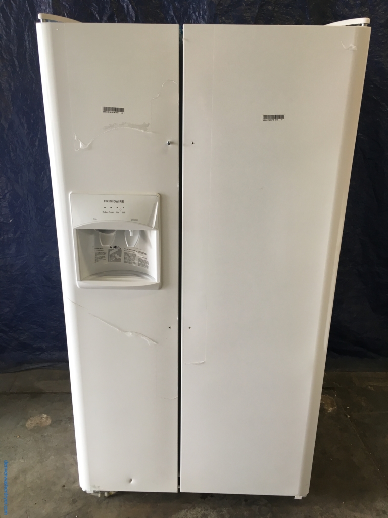 New Frigidaire 36″  Side by Side Refrigerator, 1-Year Warranty