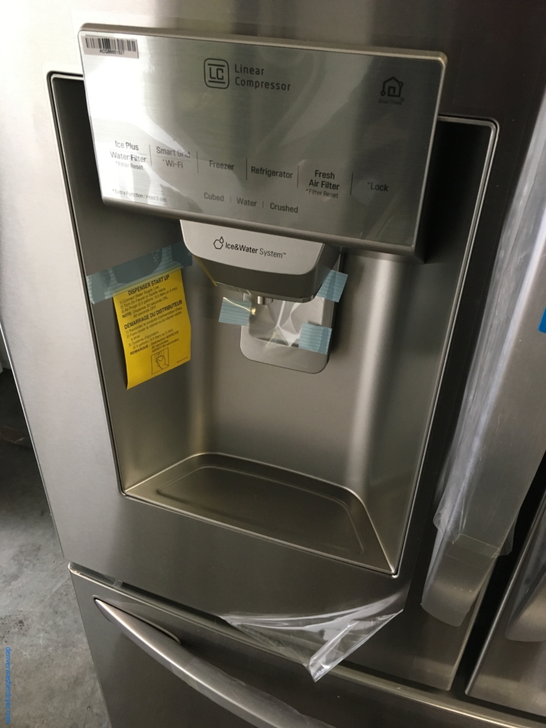 Large Images for NEW LG 36″ Stainless Refrigerator w/French Door, (28