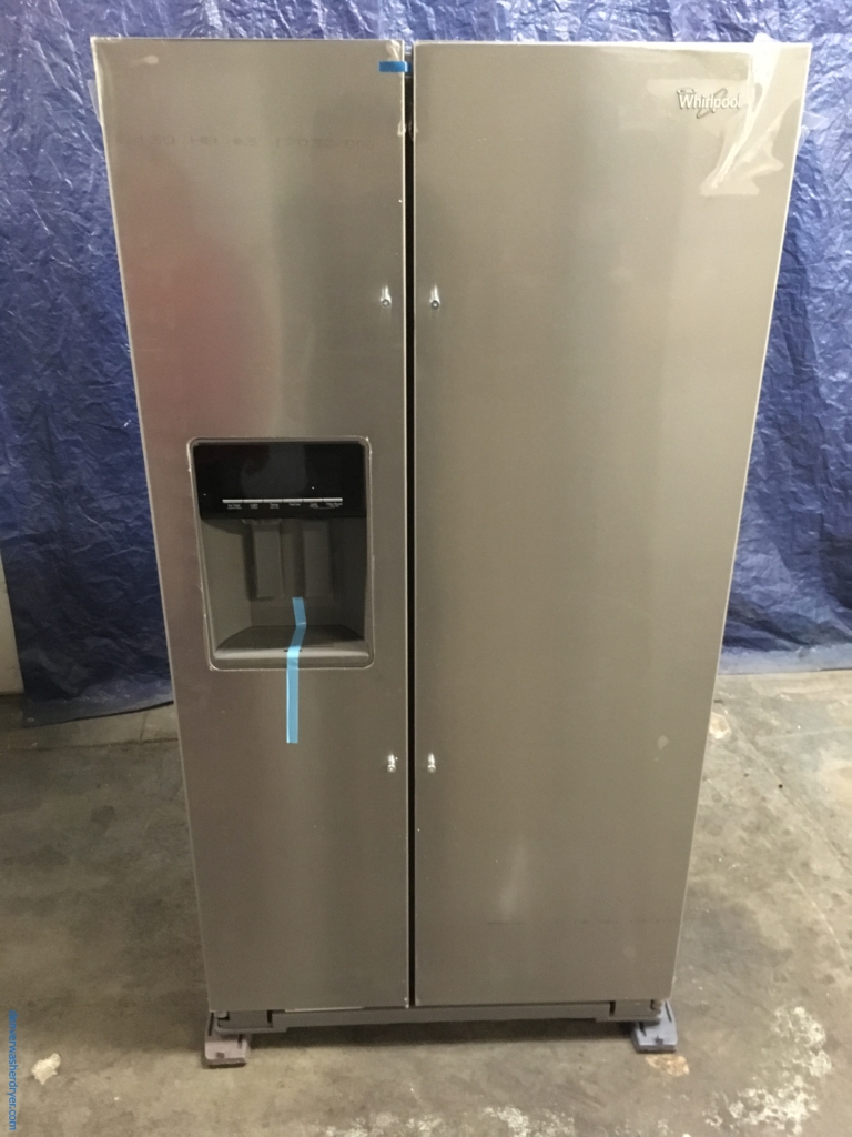 Large Images for NEW Whirlpool 36″ Stainless CounterDepth SidebySide