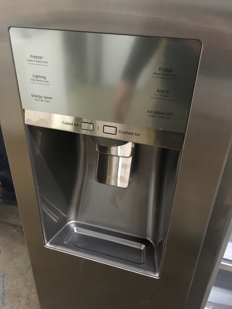 NEW Samsung 36″ Stainless Counter-Depth Side-by-Side Refrigerator, (22 Cu. Ft.),  1-Year Warranty