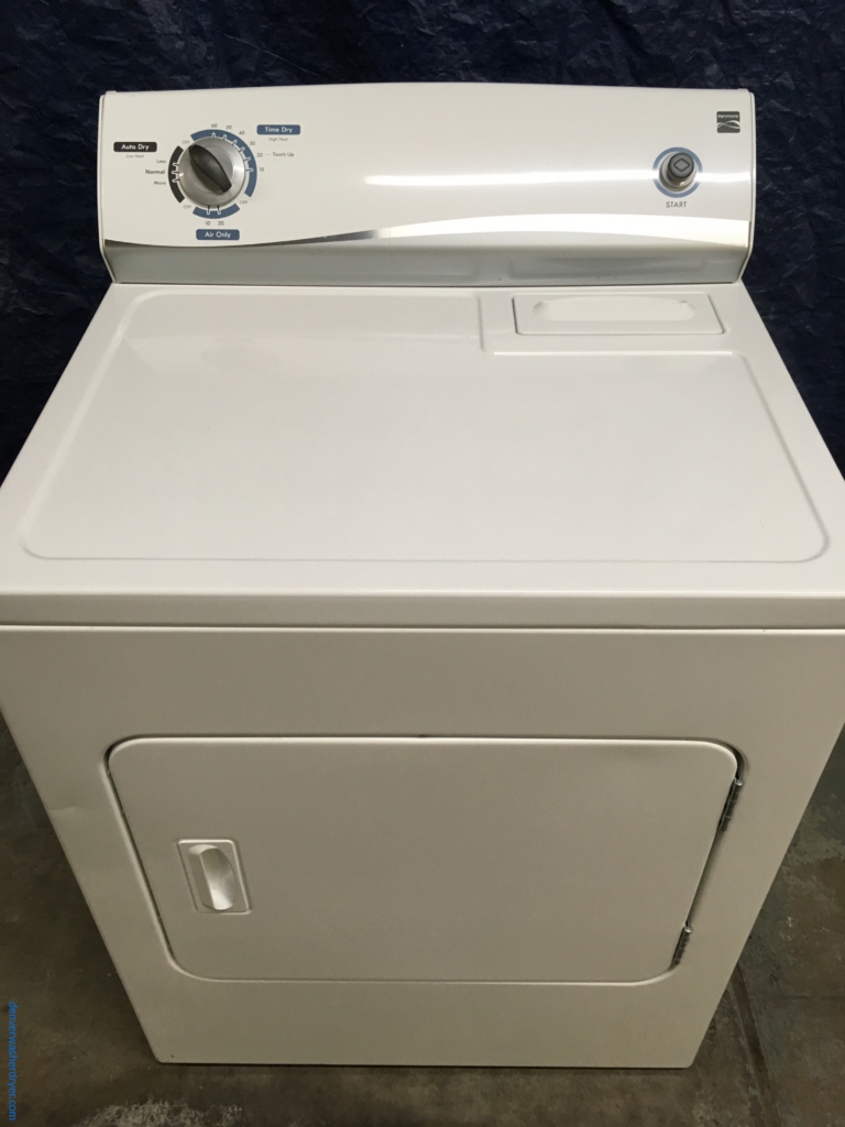 Wonderful “Flat-Back” Kenmore Dryer, Electric, Super Capacity, 1-Year Warranty
