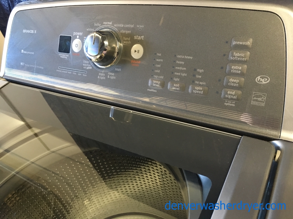 Large Images for 27″ Maytag Bravos X Series, Energy Star Washer