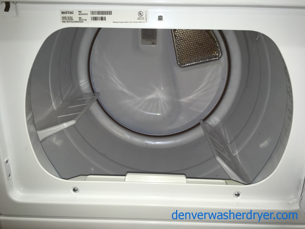 Maytag Bravos X Series Washer & Dryer Set, 1-Year Warranty