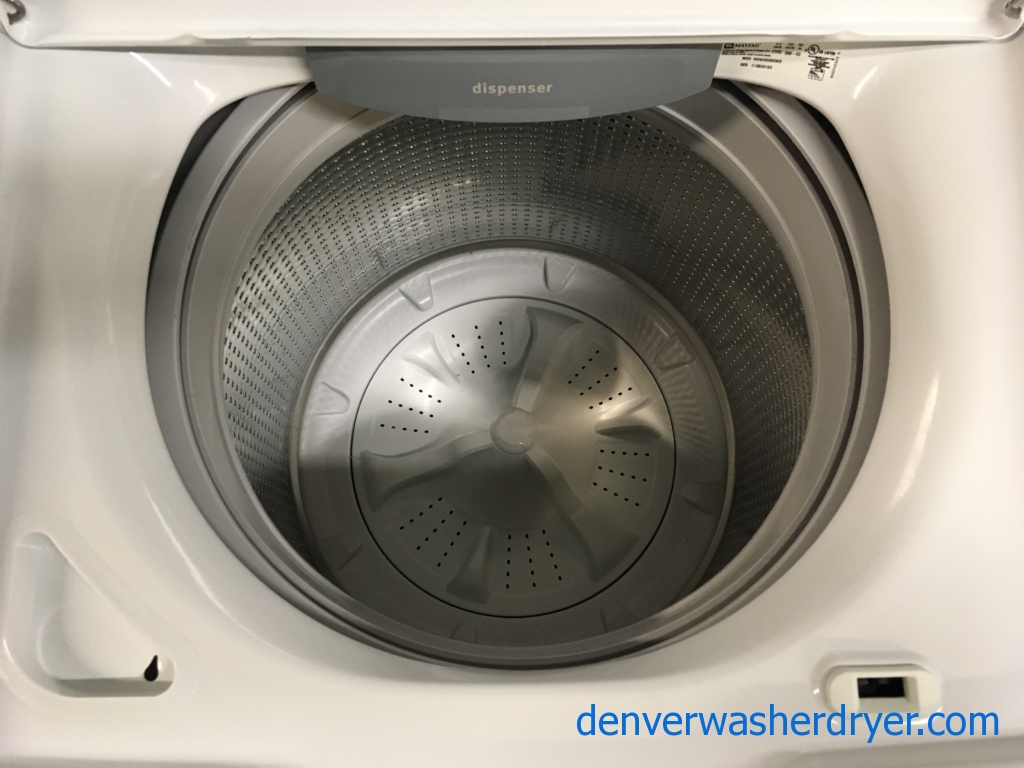 Maytag Bravos X Series Washer & Dryer Set, 1-Year Warranty