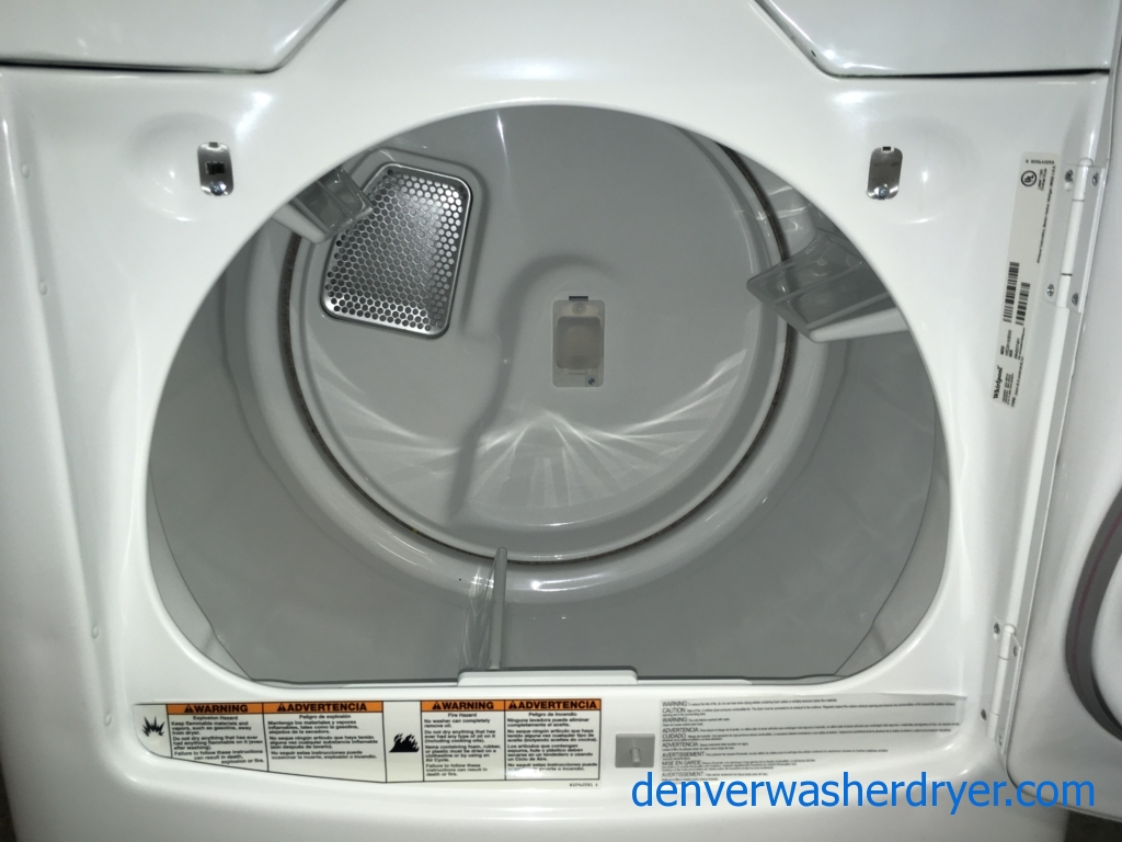 Over-Sized HE Whirlpool Cabrio Platinum (220v) Dryer, 1-Year Warranty