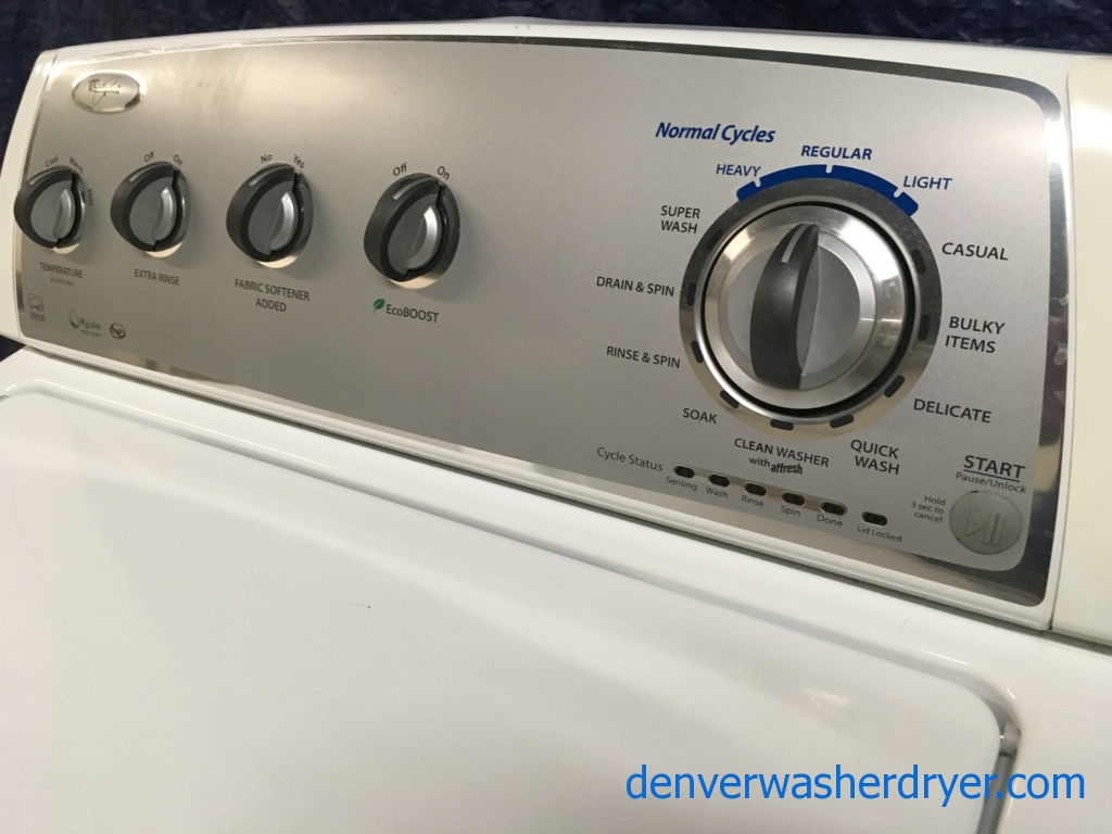 HE Whirlpool Energy Star Washer, 1-Year Warranty