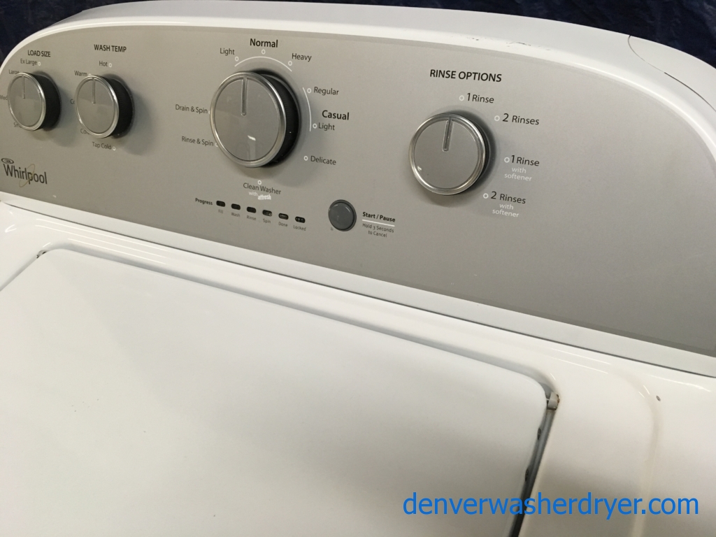 Large Images for Whirlpool TopLoad Washer with Agitator, 1Year