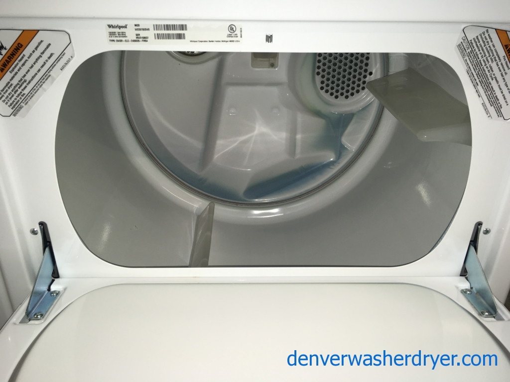 Heavy-Duty Whirlpool Direct Drive Washer & Electric Dryer, Quality Refurbished, 1-Year Warranty