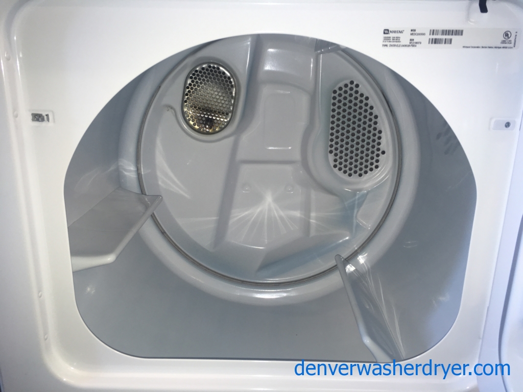 29″ Maytag Centennial Series Electric Dryer, 1-Year Warranty