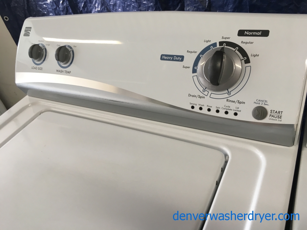 Large Images for Kenmore TopLoad Washer & Electric Dryer, 1Year