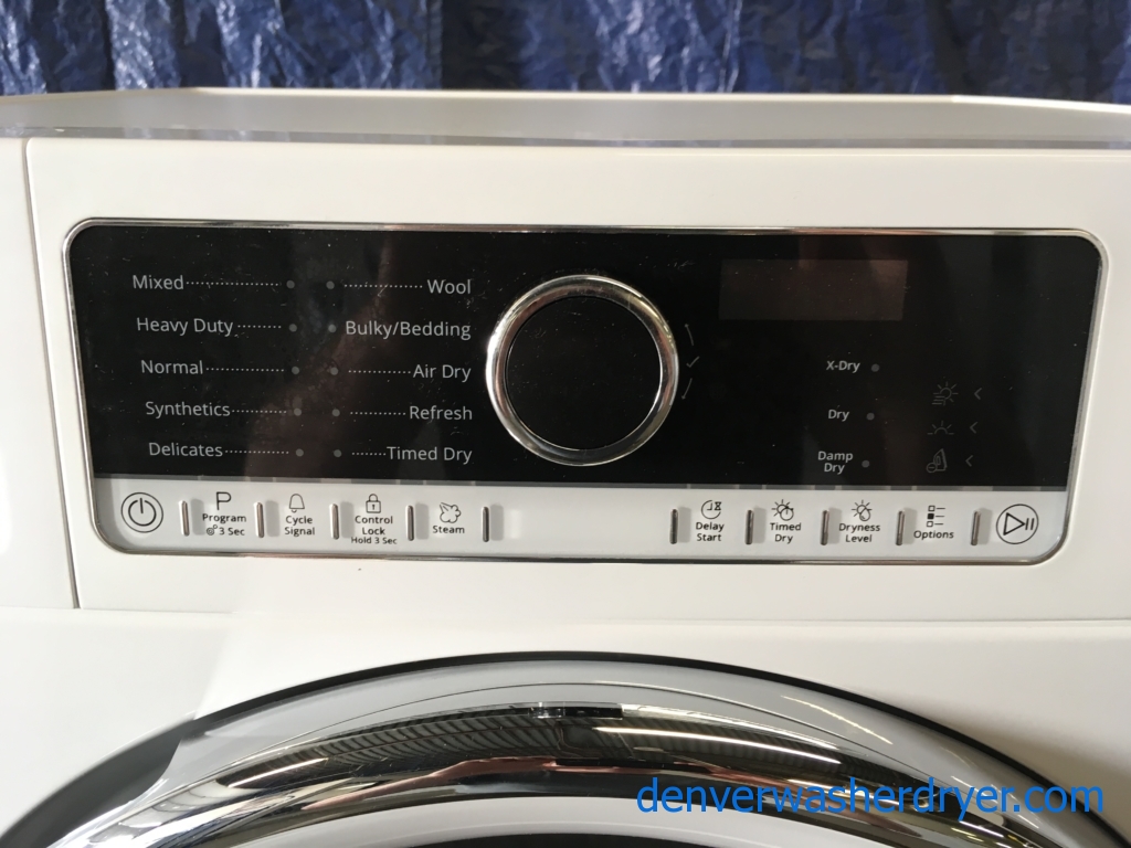 BRAND-NEW 24″ Whirlpool Stackable Front-Load Ventless Dryer 240v, 1-Year Warranty