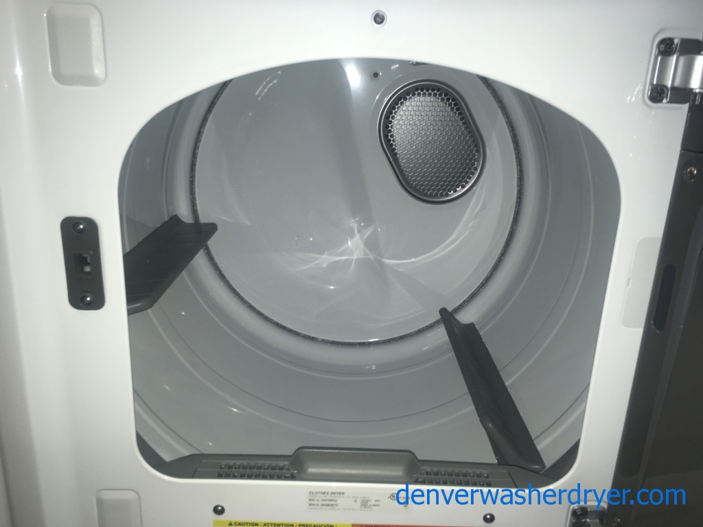 BRAND-NEW Samsung HE Direct-Drive Top-Load Washer & Electric Dryer, 1-Year Warranty
