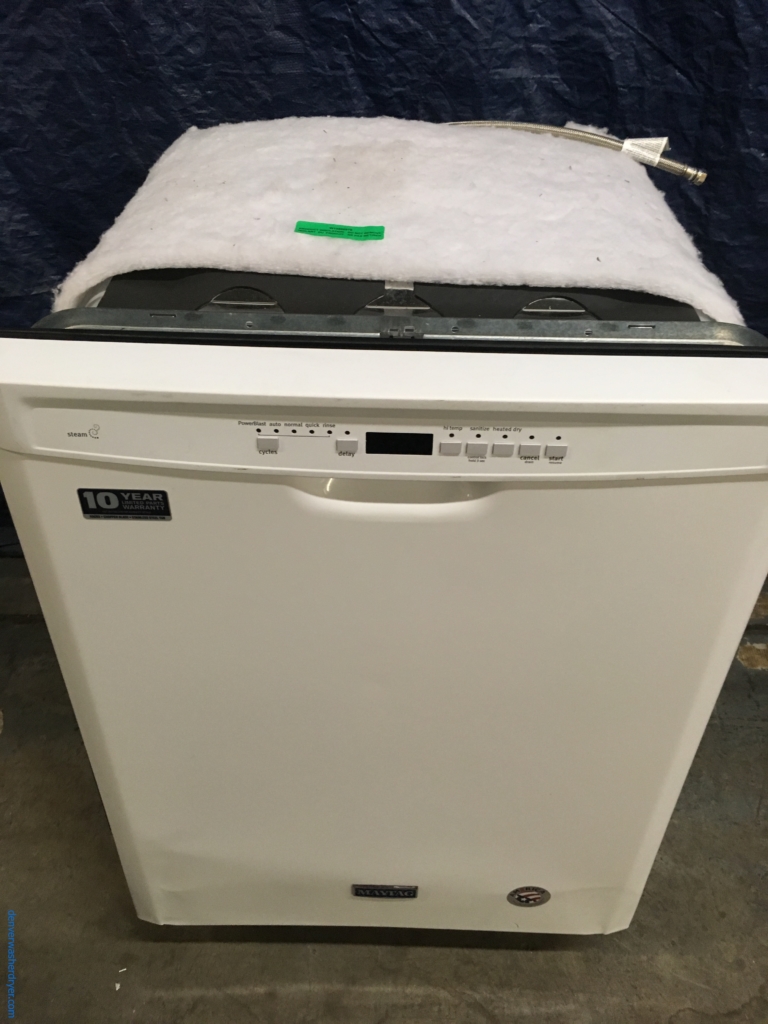 BRAND-NEW Maytag 24″ Built-In Tall Tub Dishwasher with Steam, 1-Year Warranty