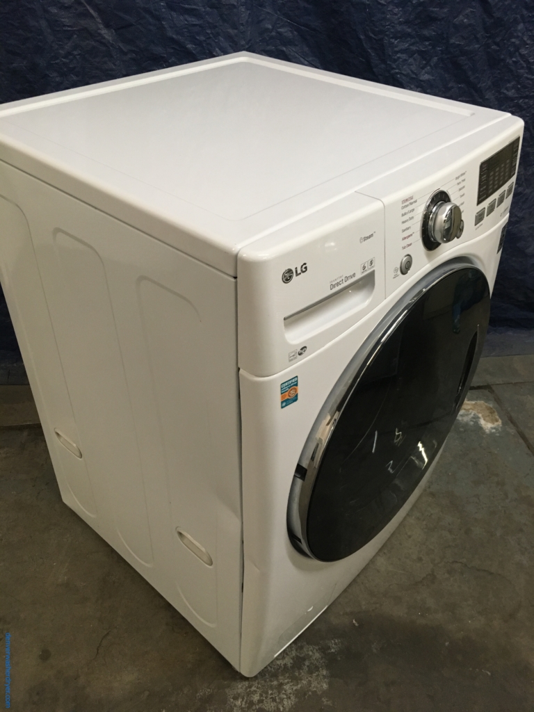 BRAND-NEW HE LG 27″ Stackable Front-Load Steam Washer, 1-Year Warranty