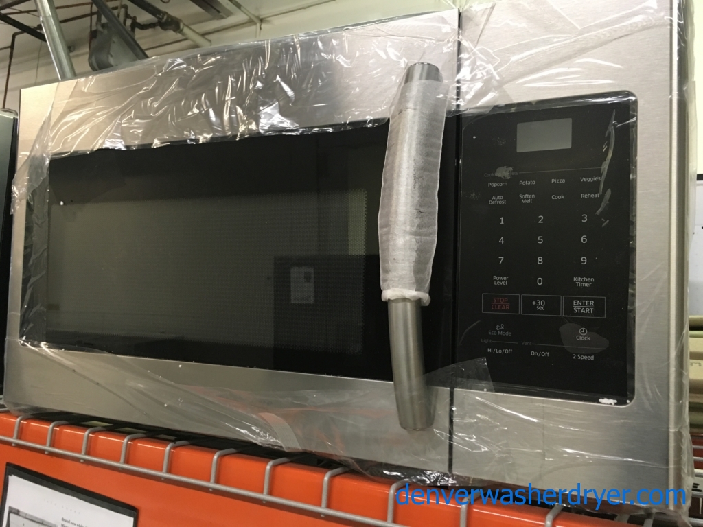 BRAND-NEW Stainless Samsung 30″ Over-the-Range Microwave, 1-Year Warranty