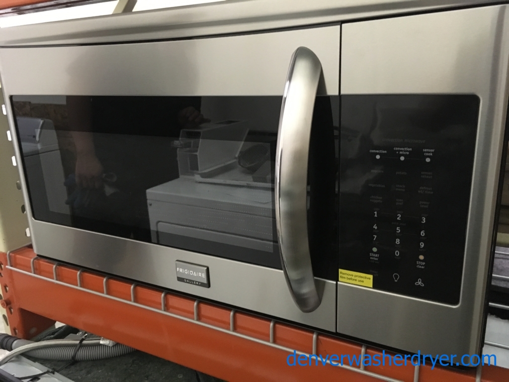 BRAND-NEW 30″ Frigidaire Gallery Over-the-Range Convection Microwave, 1-Year Warranty