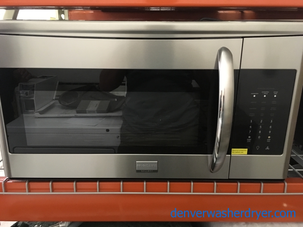 BRAND-NEW 30″ Frigidaire Gallery Over-the-Range Convection Microwave, 1-Year Warranty
