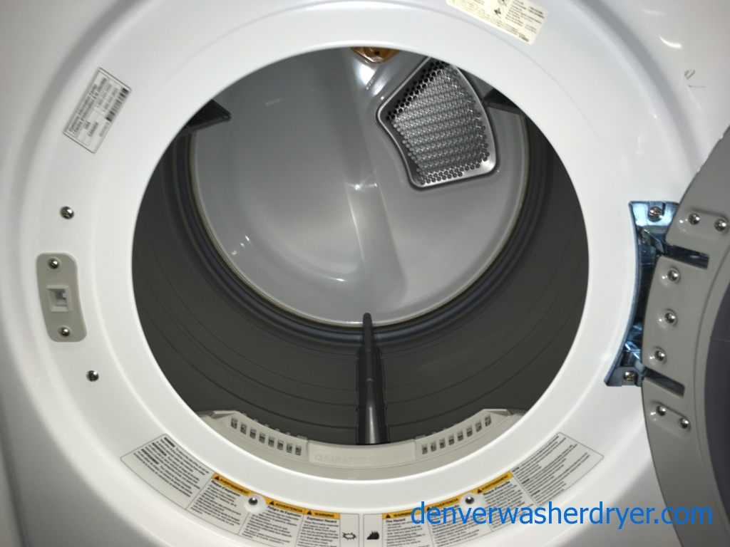 BRAND-NEW 27″ LG HE Front-Load Steam Washer & *GAS* Dryer with Steam, 1-Year Warranty