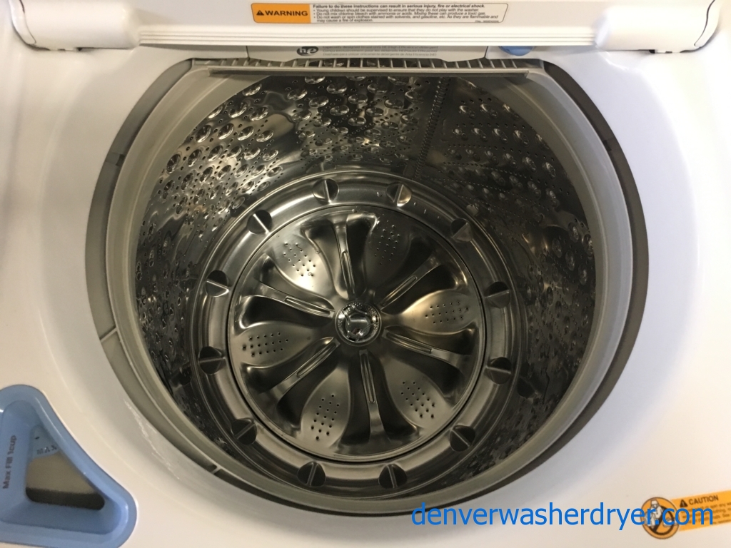 *Used* LG HE Top-Load Direct-Drive Energy Star Washer with WaveForce & Electric Dryer, 1-Year Warranty